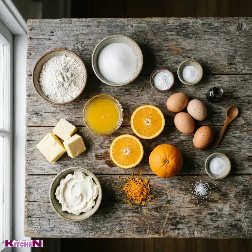 orange cream cake