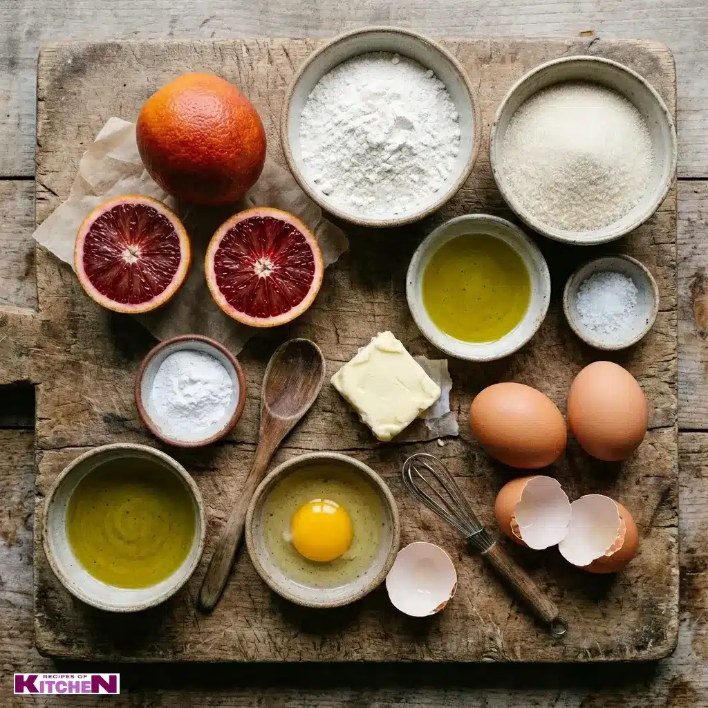 blood orange olive oil cake