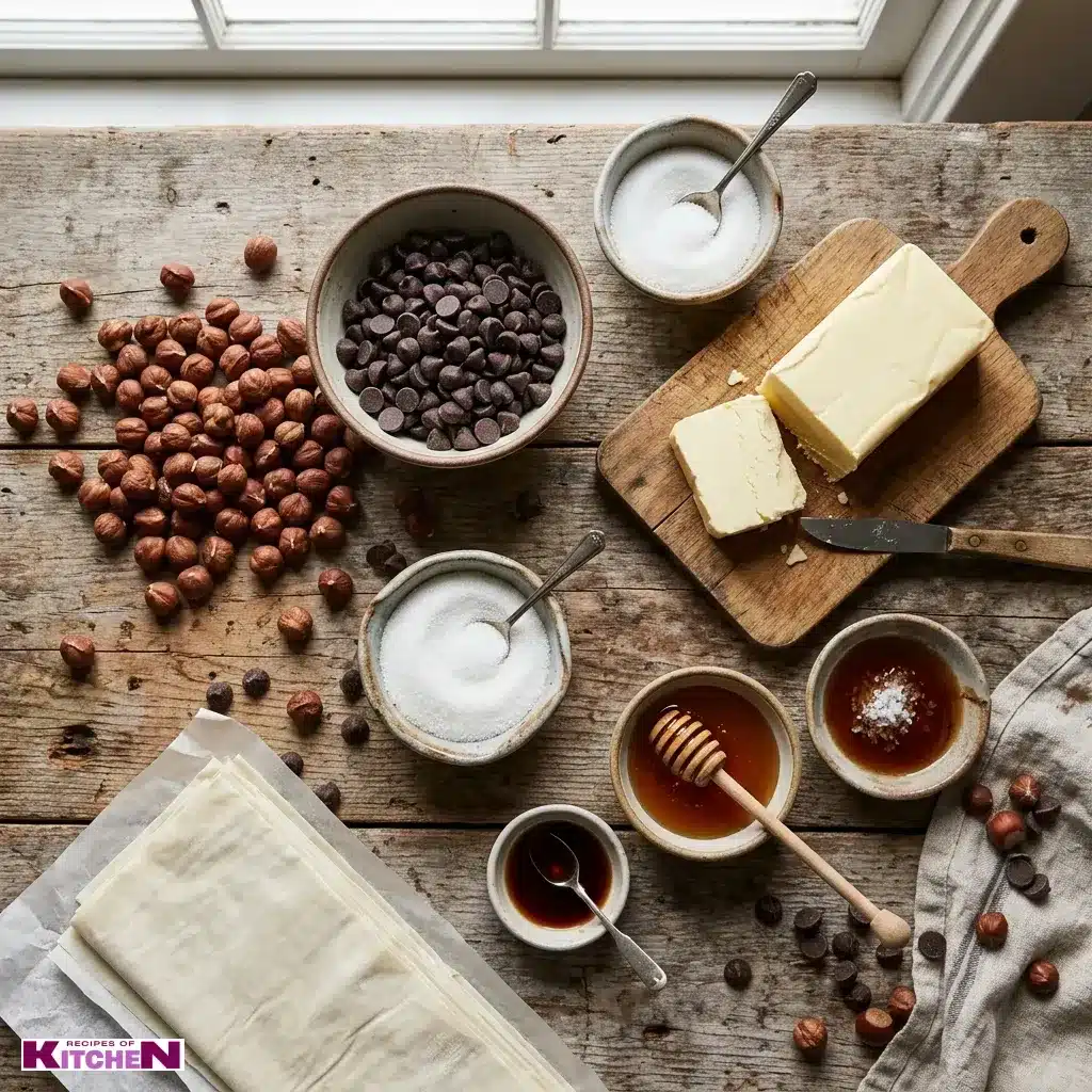 chocolate hazelnut baklava recipe