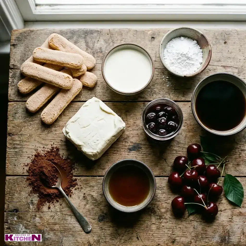 Cherry Amaretto Tiramisu