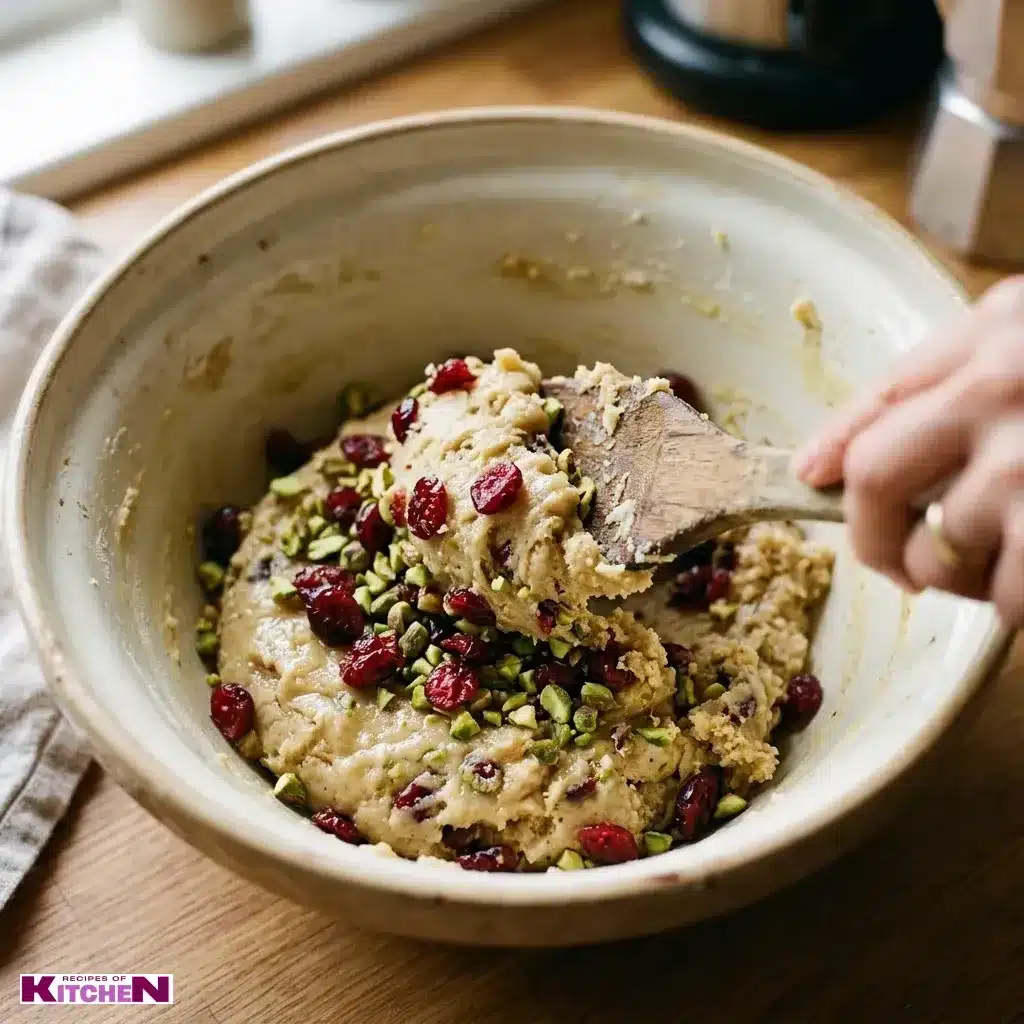 cranberry orange pistachio shortbread cookies