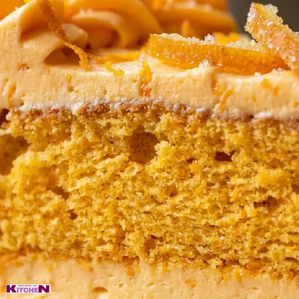 orange cream cake