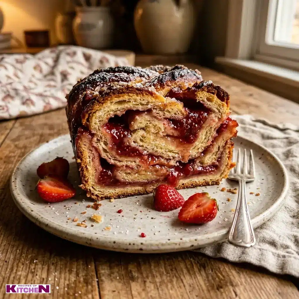 Strawberry Babka