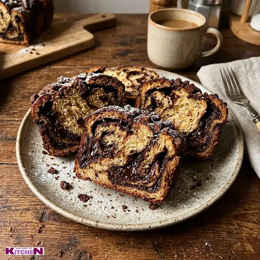 breads bakery chocolate babka
