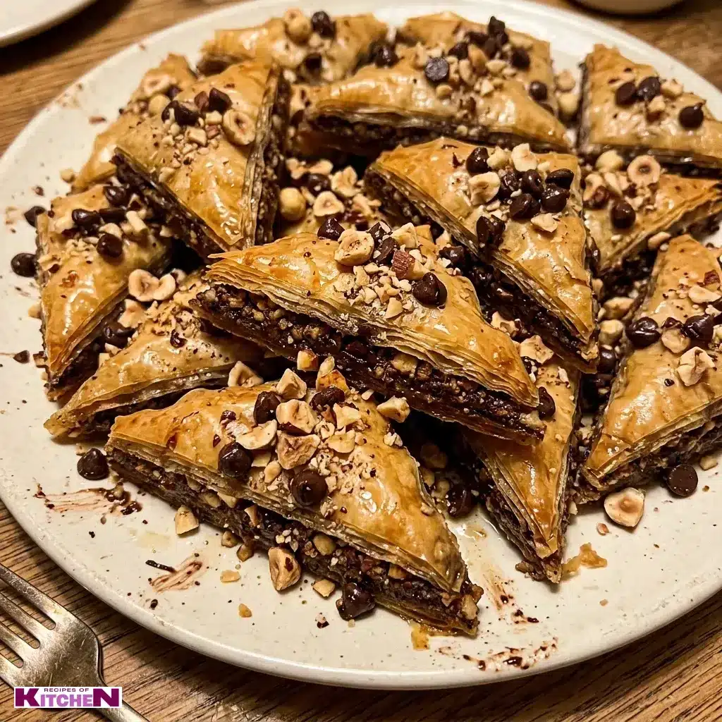 chocolate hazelnut baklava recipe