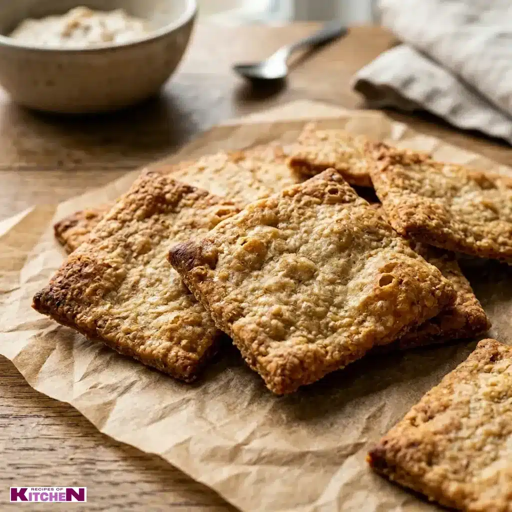 2 ingredient sourdough discard crackers