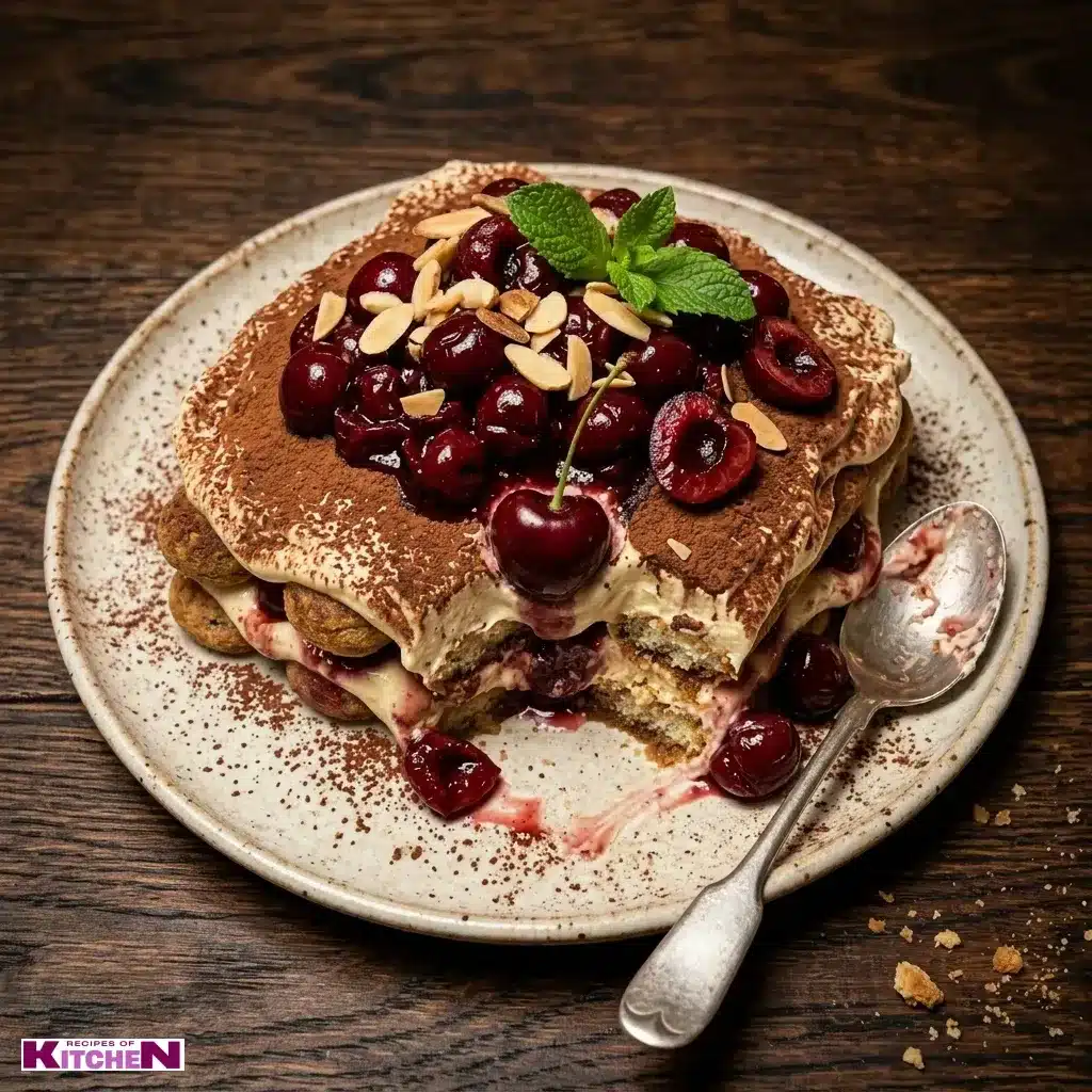 Cherry Amaretto Tiramisu