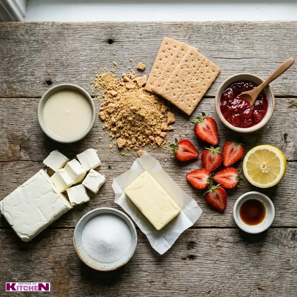 Frozen Strawberry Cheesecake Bars