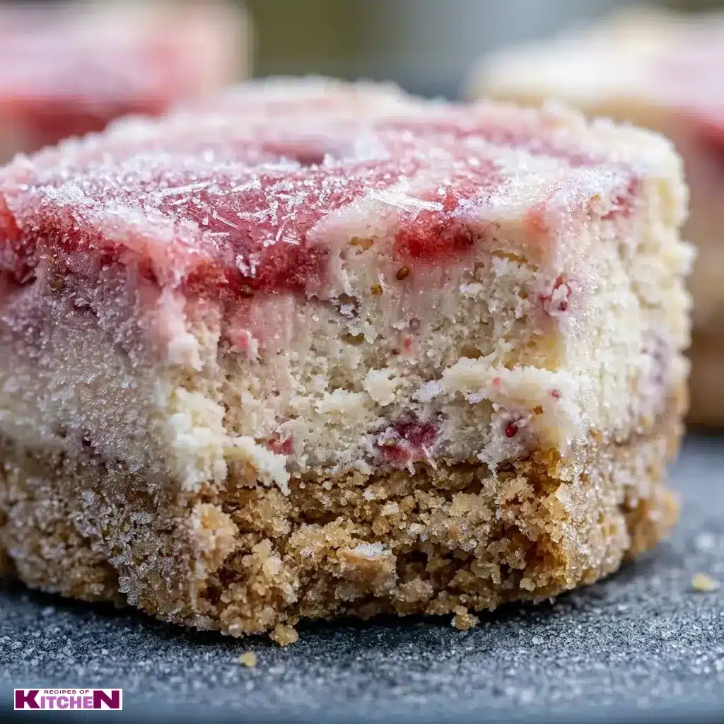 Frozen Strawberry Cheesecake Bars