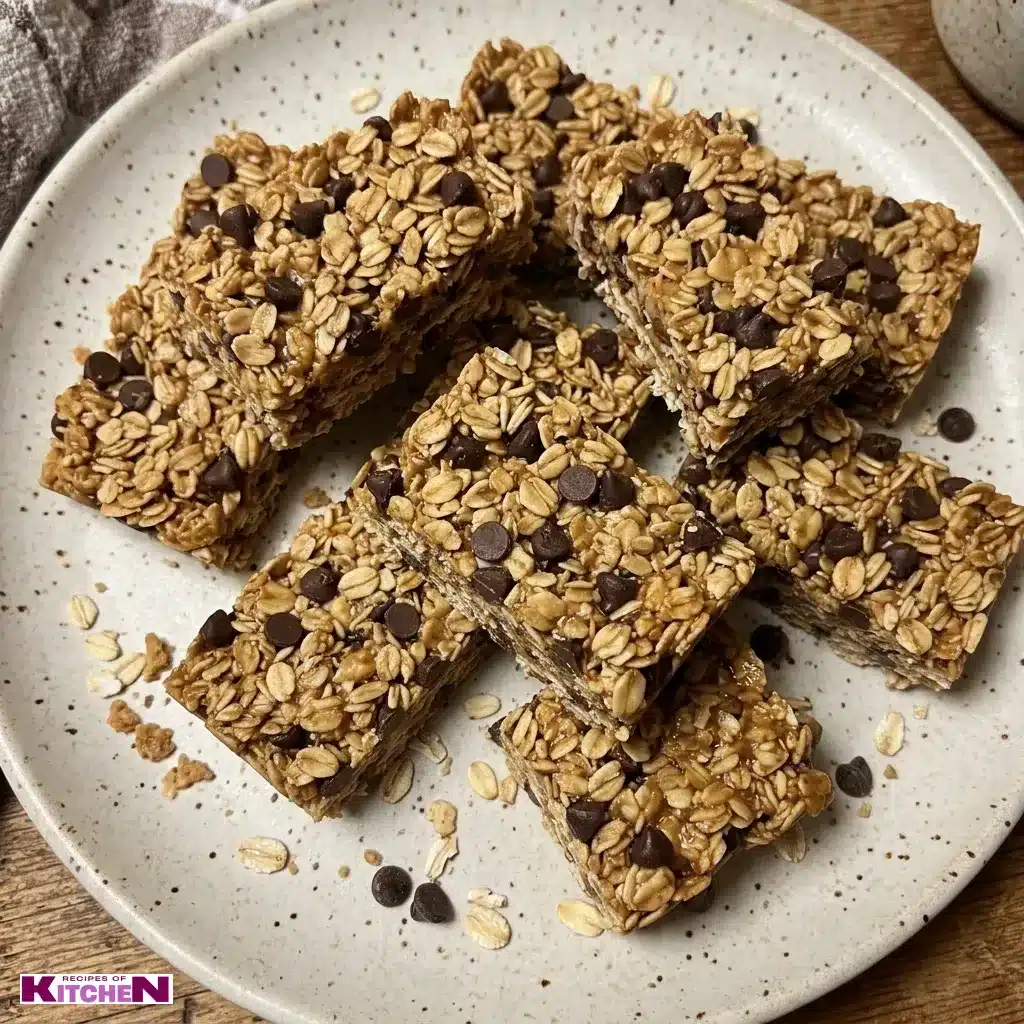 Homemade No Bake Granola Bars