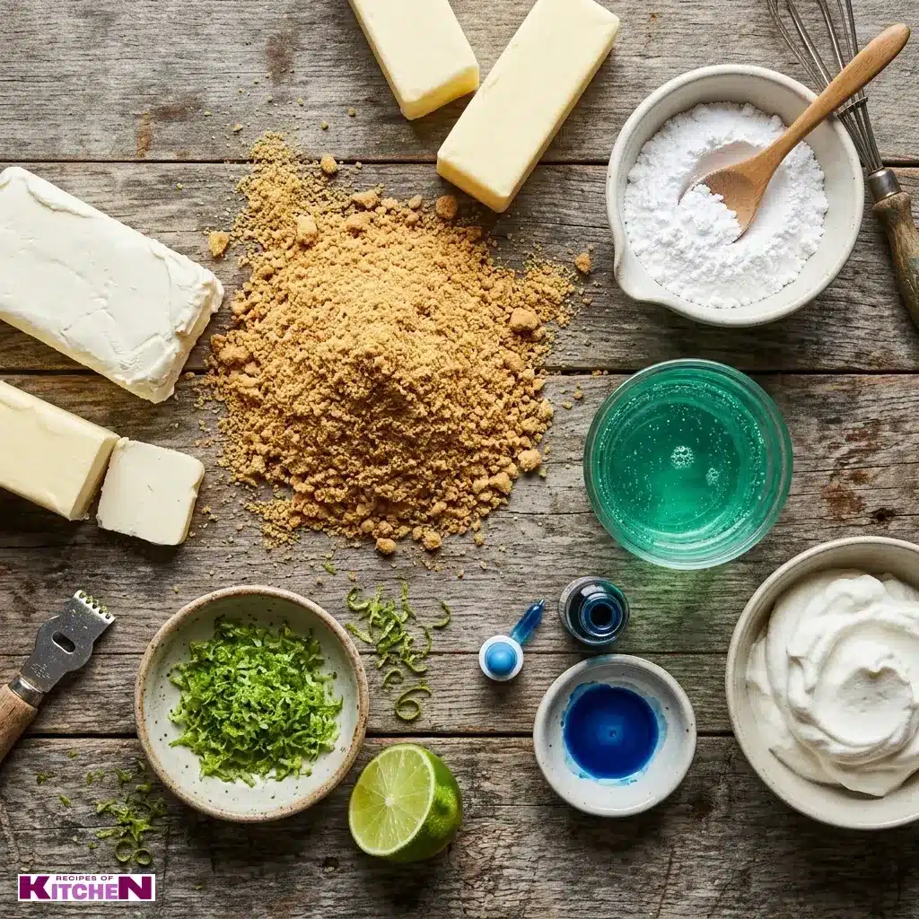No-Bake Baja Blast Cheesecake