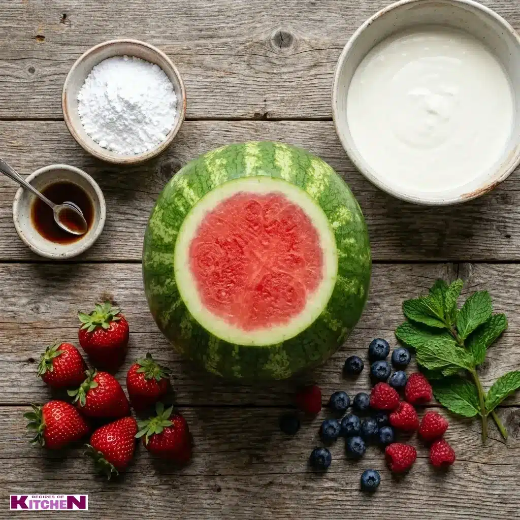Watermelon Cake – No Flour