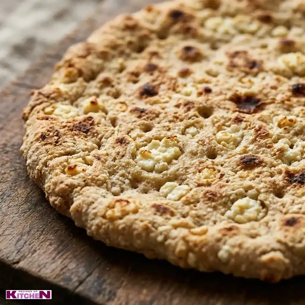 2 Ingredient Flatbread with Cottage Cheese
