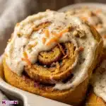 Carrot cake cinnamon rolls