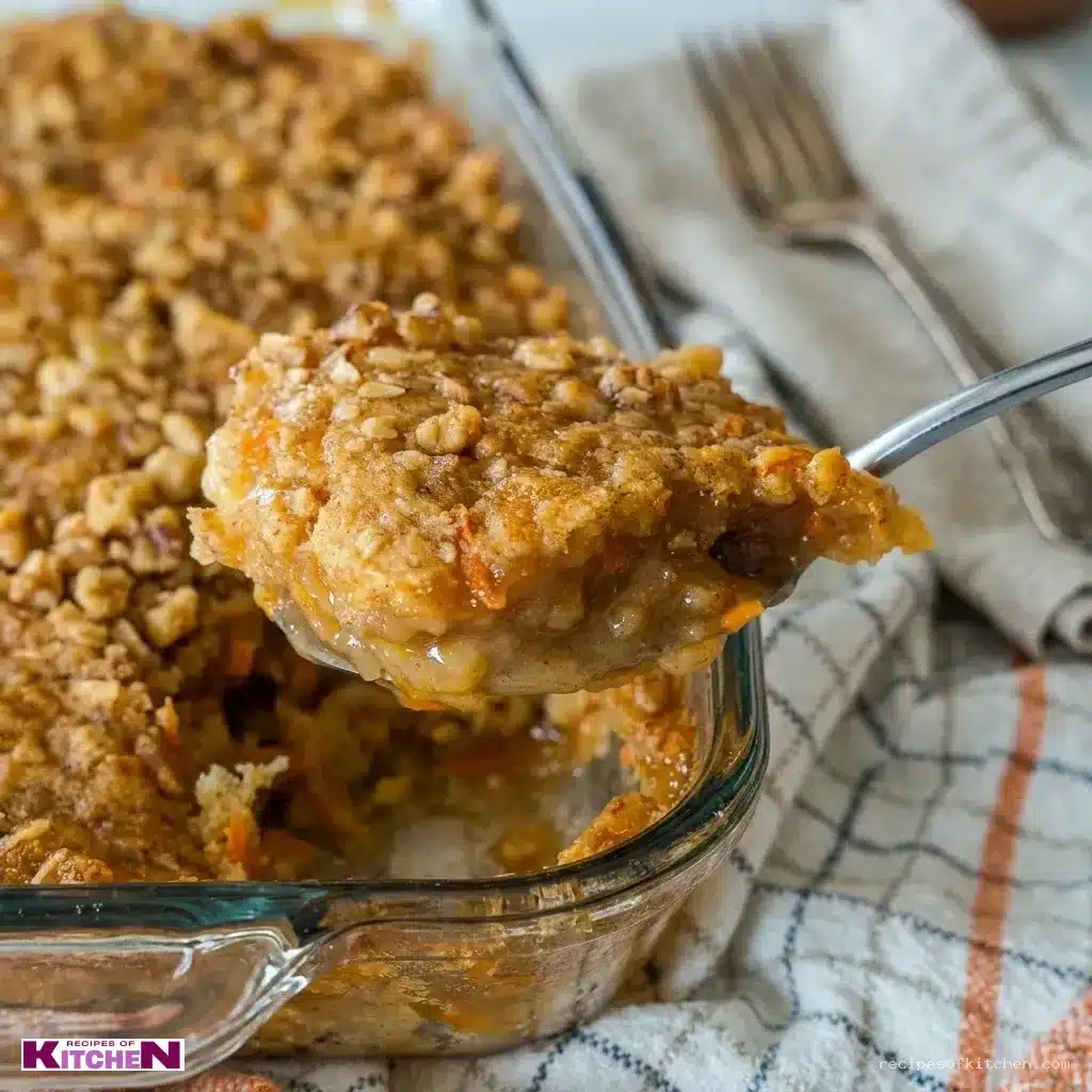 Carrot cake cobbler