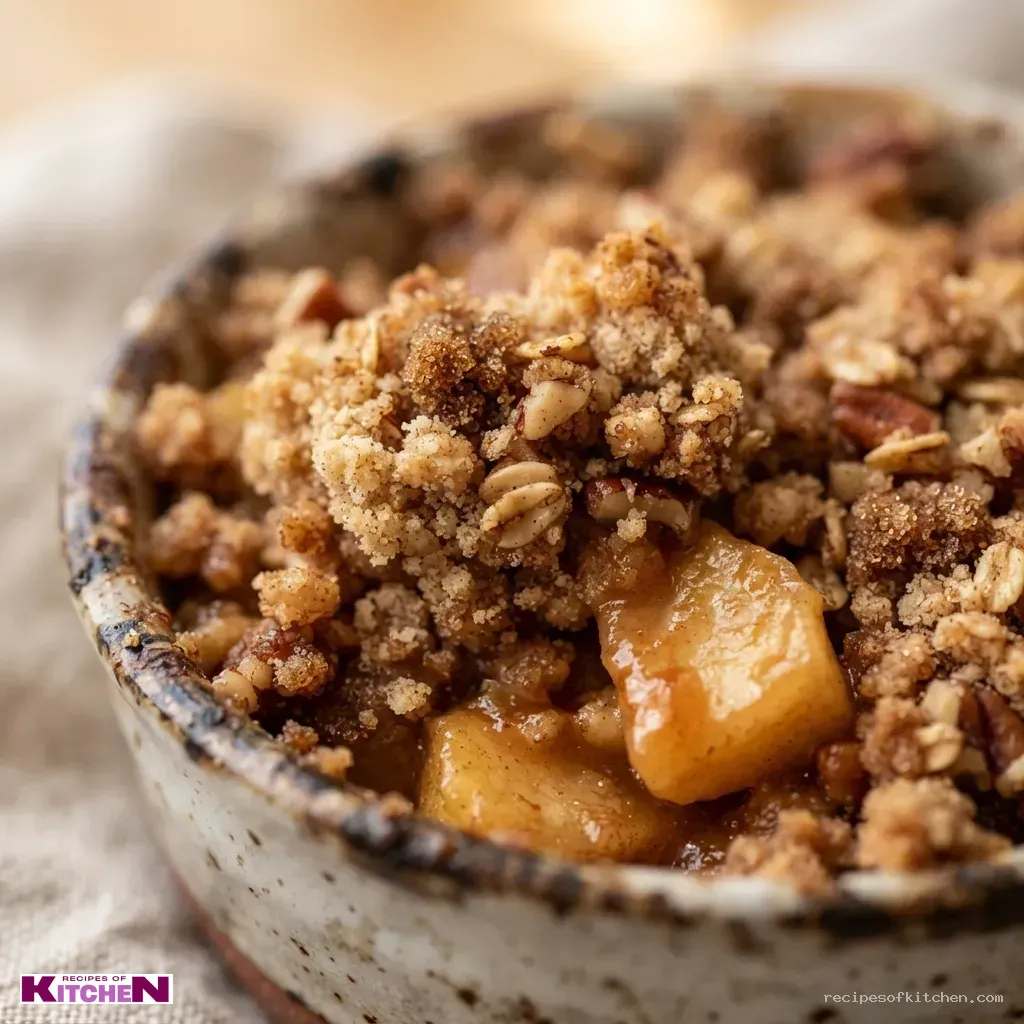 Gluten-Free Apple Crisp with Almond Flour