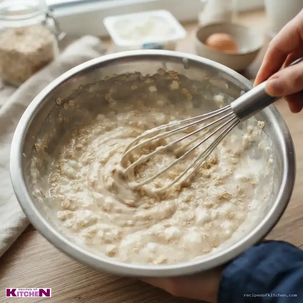 Oatmeal cottage cheese pancakes