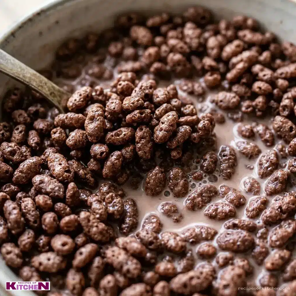chocolate rice krispies without marshmallows