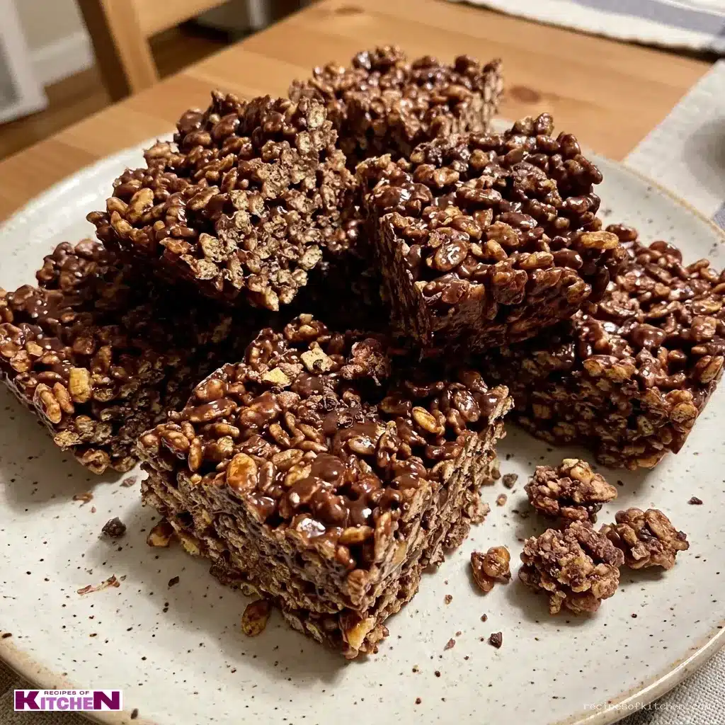 chocolate rice krispies without marshmallows